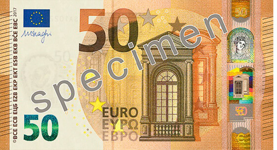Neue 50 Eurobanknote
