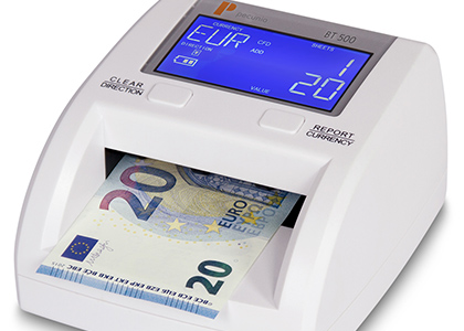 Rückgang von gefälschten 20-Euro-Banknoten