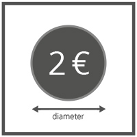 Money Counter: Coin size