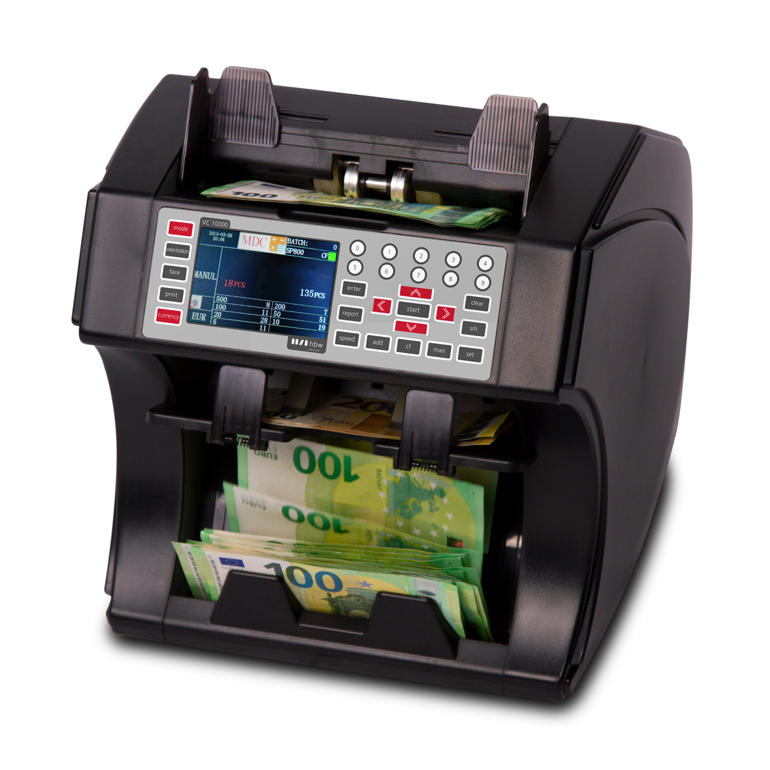 Banknote counters hbw VC 10000 Euro