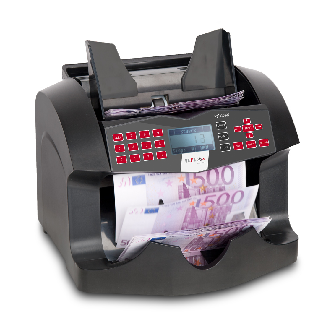 Banknote counters hbw VC 6040 S
